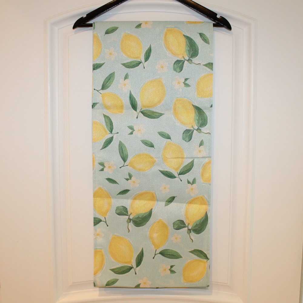 Lemons table runner (13” x 120”) (NWOT) - Picture 5 of 7